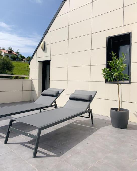 Atico Con Esplendida Terraza Apartment Comillas Exterior foto